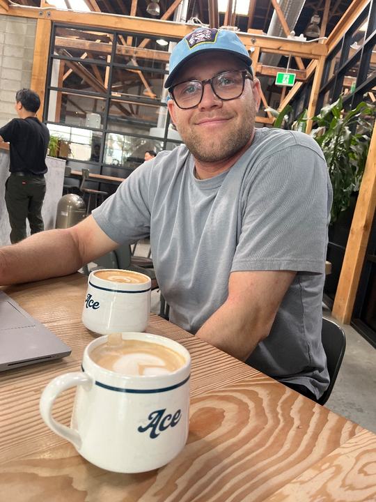 Sarah Moss's visit to ACE Coffee Roasters - West Ritchie
