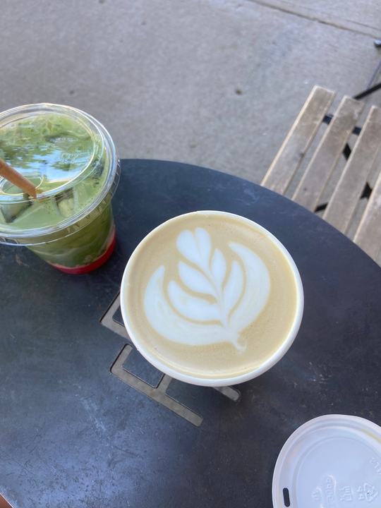 salted maple latte