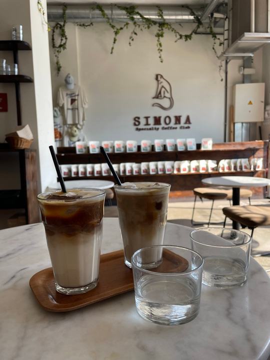 Sherifa Ulrich's visit to Simona Specialty Coffee Club