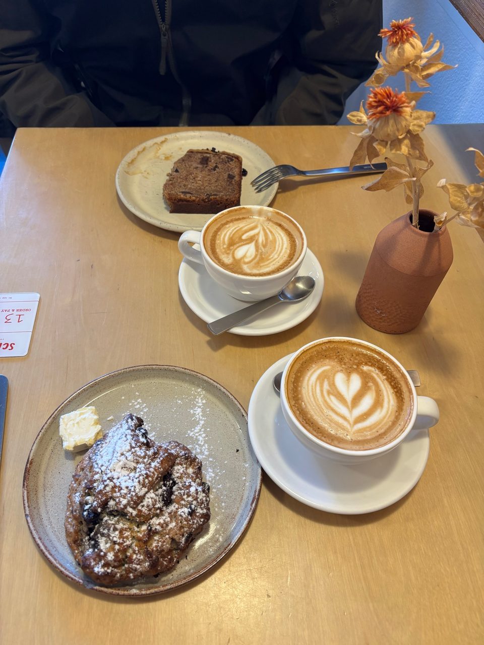 A great warm cup for a beautiful cold morning.