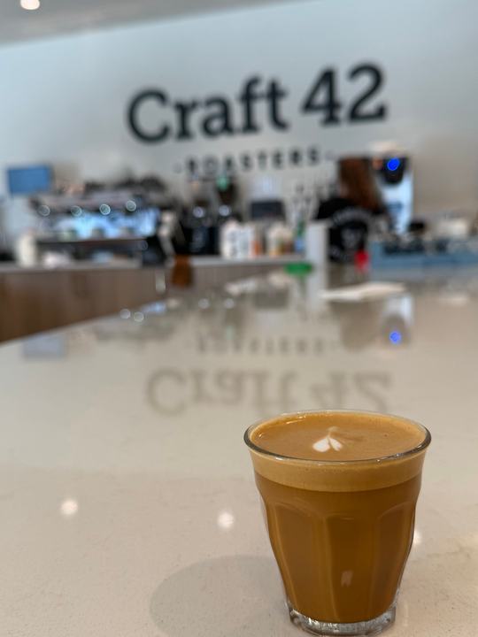 Jordan Canham's visit to Craft 42 Roasters Landmark