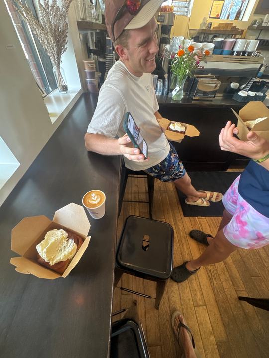 Piers de Greeff's visit to Ratio Coffee & Pastry