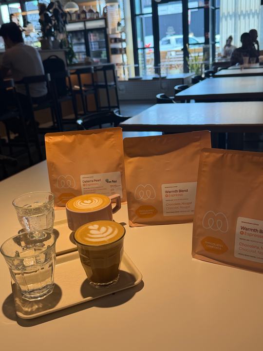 Jordan Canham's visit to Monogram Coffee (49 Ave)
