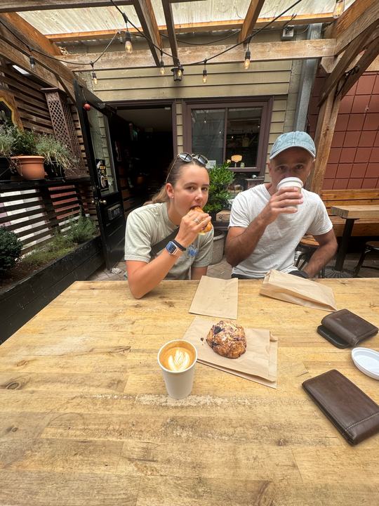 Great cup, amazing pastries
