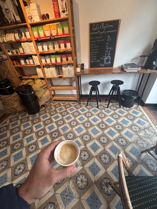 omar hoyos's visit to Café & Rösterei Mundus
