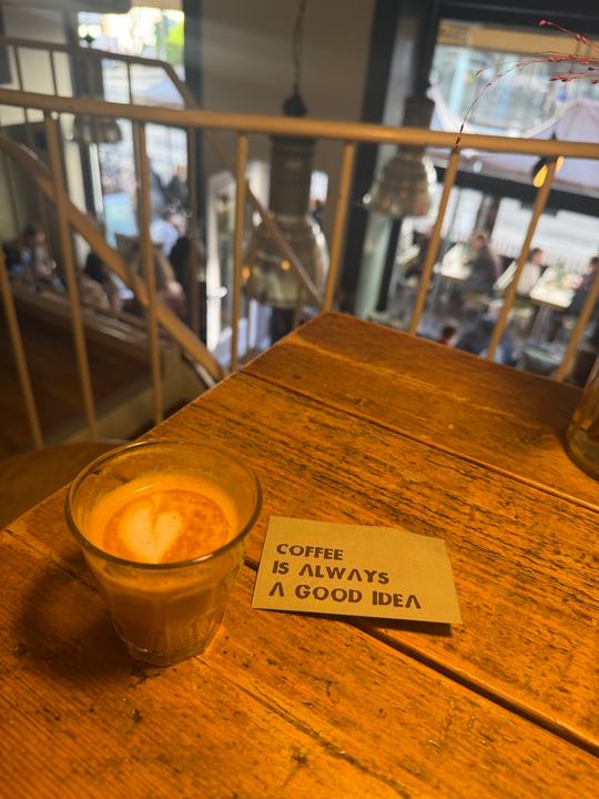 Jordan Canham's visit to Black Coffee Pharmacy